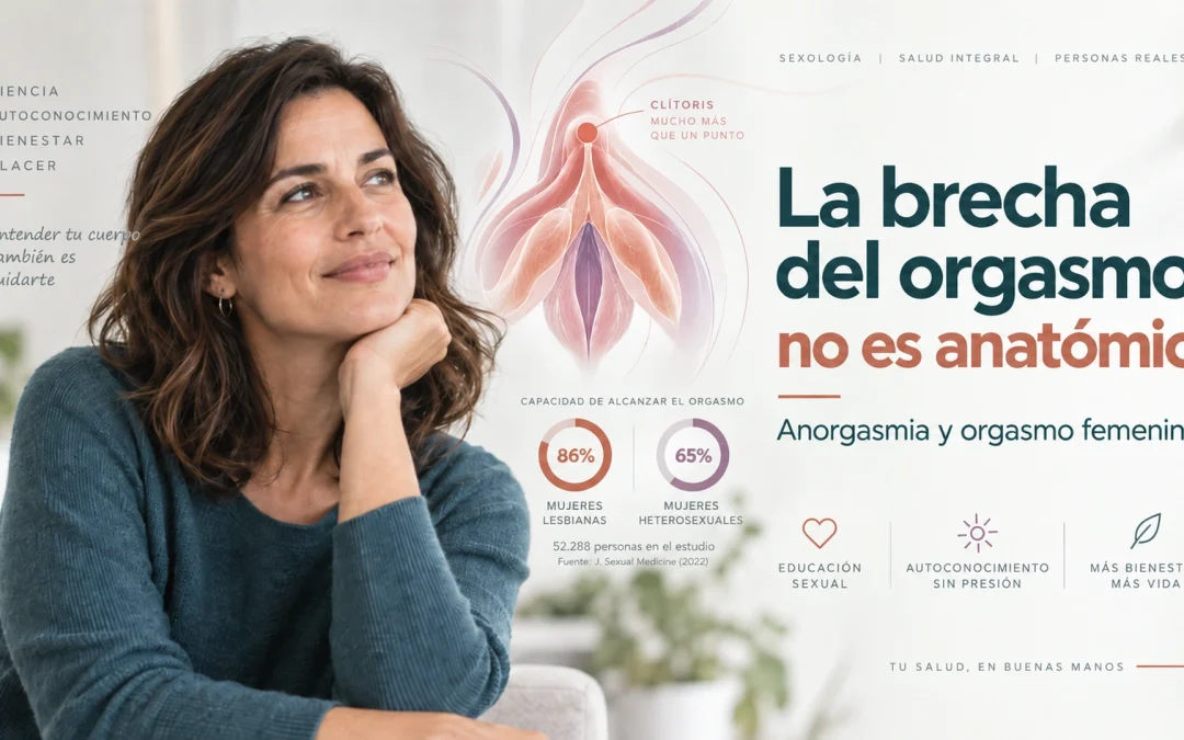 Anorgasmia: la brecha del orgasmo no es anatómica