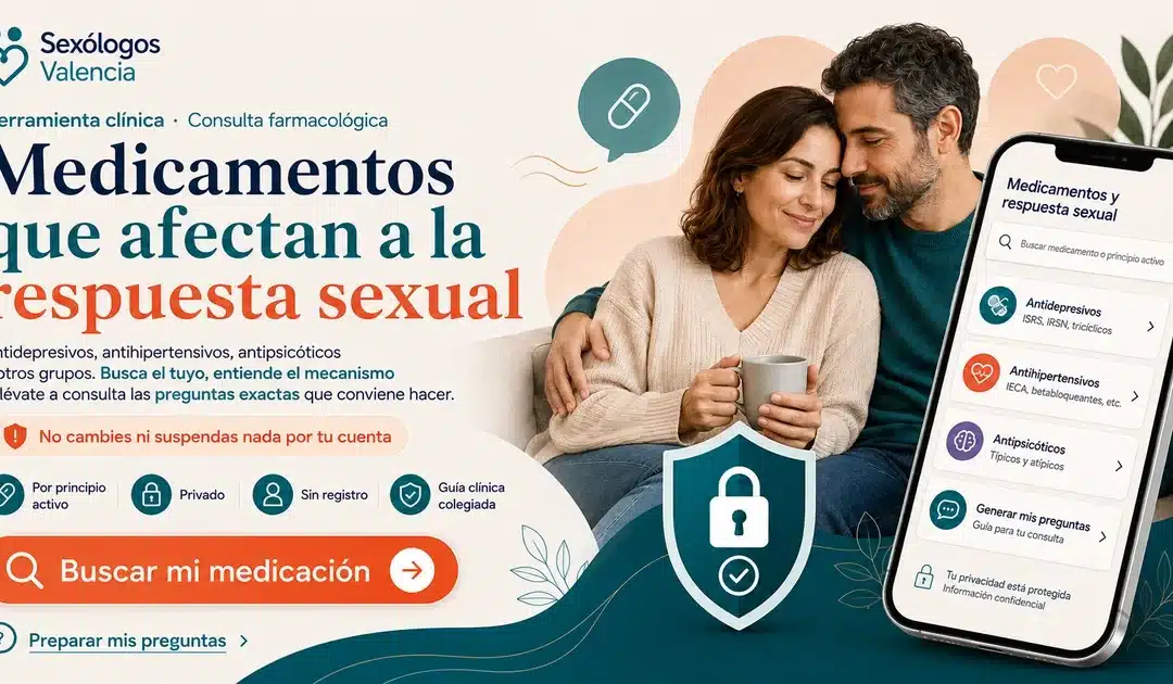 Medicamentos que afectan a la respuesta sexual